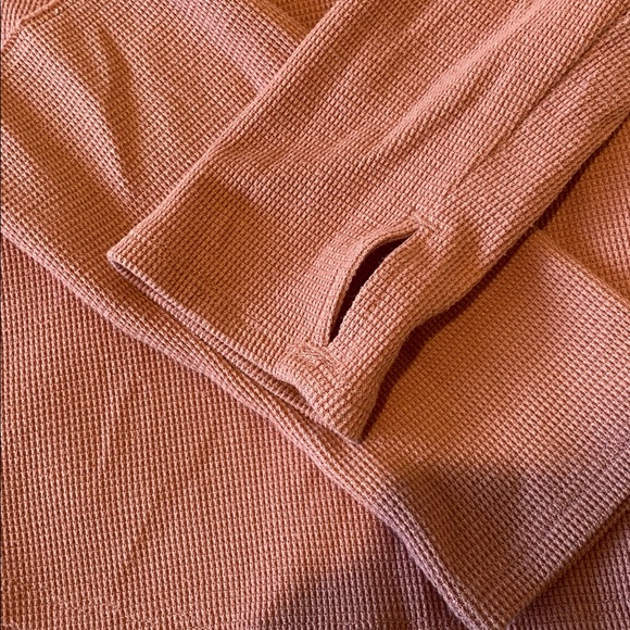 We The Free Fuji Off The Shoulder Thermal Top. Size Medium. Pink. Free People. - Picture 6 of 12